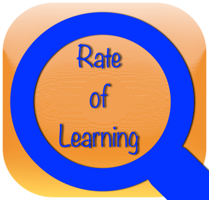 Open image in slideshow, Rate of Learning app icon
